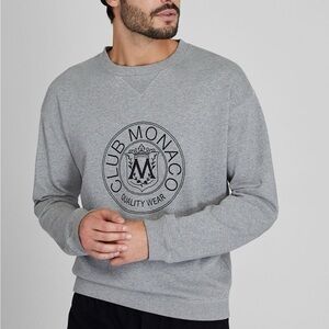 Club Monaco XL Grey Sweatshirt